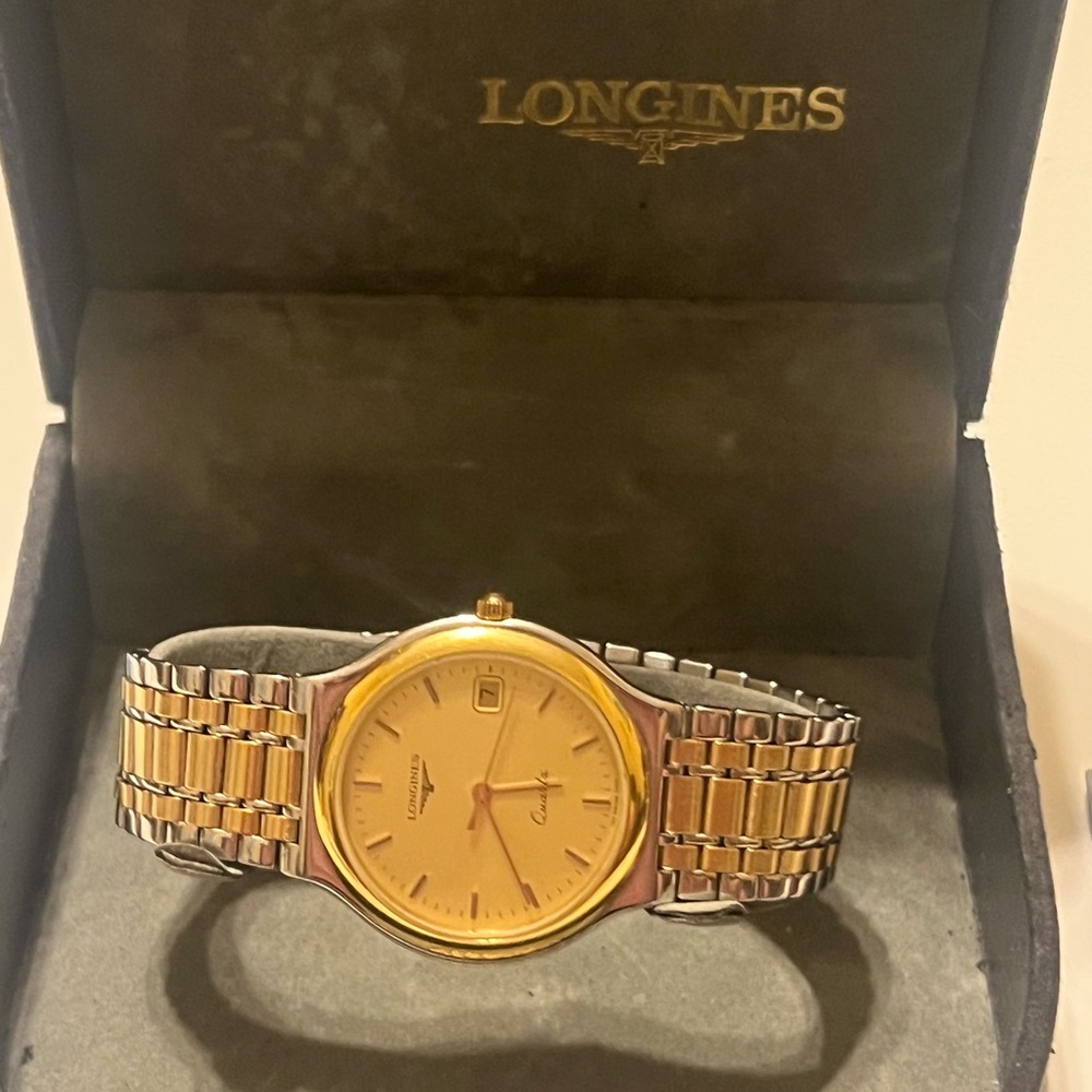 Longines Conquest Silver and Gold Timepiece